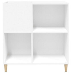 Vidaxl Record Cabinet White 84.5X38X89 Cm Engineered Wood - thumbnail 5