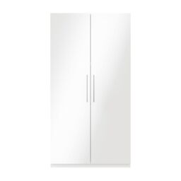 GoodHome Atomia All In One Modern Gloss & Matt White Large Double Wardrobe (H)1929mm (W)1000mm (D)596mm - thumbnail 2