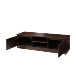Low Tv Cabinet Stand In Dark Wenge Oak - thumbnail 6