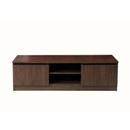 Low Tv Cabinet Stand In Dark Wenge Oak - thumbnail 3