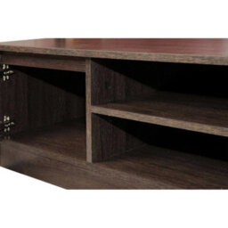 Low Tv Cabinet Stand In Dark Wenge Oak - thumbnail 5