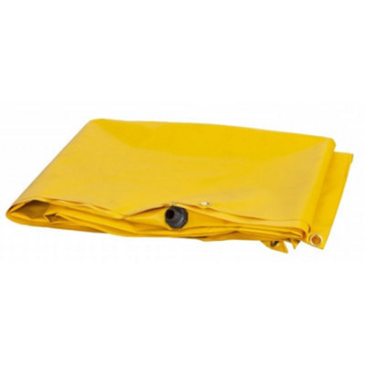 The Leak Diverter Tarp Only - 200Cm X 200Cm Yellow - For Drips And Leaks From Ceilings And Roofs - image 1