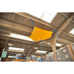The Leak Diverter Tarp Only - 200Cm X 200Cm Yellow - For Drips And Leaks From Ceilings And Roofs - thumbnail 2