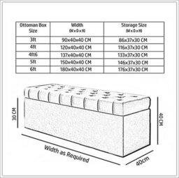 90Cm Sd Ottoman Storage Box, Silver Velvet Upholstered Chesterfield Storage Ottoman Box - thumbnail 3