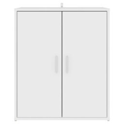 Berkfield Shoe Cabinet White 60X35X70 Cm Engineered Wood - thumbnail 6