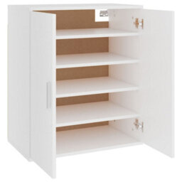 Berkfield Shoe Cabinet White 60X35X70 Cm Engineered Wood - thumbnail 8