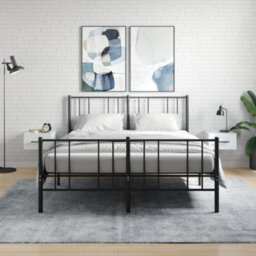 Berkfield Durable Wall-Mounted Bedside Cabinets 2 Pcs High Gloss White 35X35X20 Cm - thumbnail 2