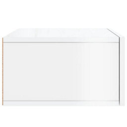 Berkfield Durable Wall-Mounted Bedside Cabinets 2 Pcs High Gloss White 35X35X20 Cm - thumbnail 8