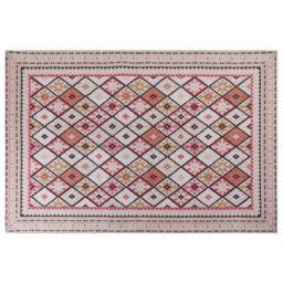 Beliani Rug Anadag Red 200 X 300 Cm Cotton - thumbnail 1