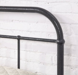 Flintshire Furniture Oakenholt King Size 5Ft Black Metal Bed Frame - thumbnail 3