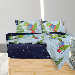 Smart Living Fun & Cosy Kids' Duvet Cover With Pillowcase & Fitted Sheet Complete Set - thumbnail 4