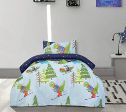 Smart Living Fun & Cosy Kids' Duvet Cover With Pillowcase & Fitted Sheet Complete Set - thumbnail 1