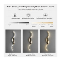 Amorly Modern Bedside Led Wall Lamp For Living Room Bedroom Stairs Minimalist Art Interior Led Wall Light Lights Fixture Home Decor - thumbnail 2