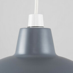 Valuelights Civic Metro Grey Ceiling Shade And Bulb (D)28.8Cm - thumbnail 6