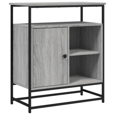 Berkfield Classic Sideboard Grey Sonoma 69X35X80 Cm Engineered Wood - image 1