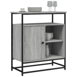 Berkfield Classic Sideboard Grey Sonoma 69X35X80 Cm Engineered Wood - thumbnail 3
