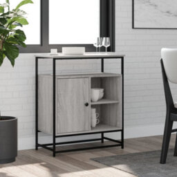 Berkfield Classic Sideboard Grey Sonoma 69X35X80 Cm Engineered Wood - thumbnail 2