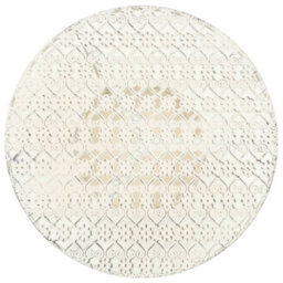 Vidaxl Bistro Table Vintage Style Round Metal 40X70 Cm White - thumbnail 2