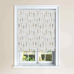 Lister Cartwright All Over Tree Natural Blackout Roller Blinds Easy Fit Child Safety Included (Natural, 90 X 140 Cm)