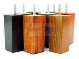 L&F 4X Replacement Furniture Legs Solid Wood 110mm High Sofas Chairs Settee Cabinets Legs M8 Tsp2055 Oak - thumbnail 9