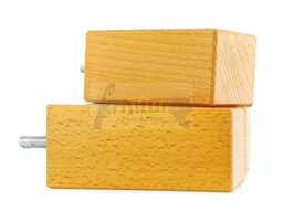 L&F 4X Replacement Furniture Legs Solid Wood 110mm High Sofas Chairs Settee Cabinets Legs M8 Tsp2055 Oak - thumbnail 6