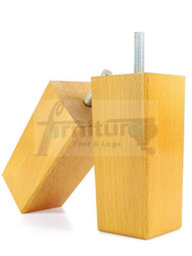 L&F 4X Replacement Furniture Legs Solid Wood 110mm High Sofas Chairs Settee Cabinets Legs M8 Tsp2055 Oak - thumbnail 5