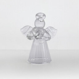 Oh So Precious Miniature Glass Angel Ornament - 4.5Cm High - thumbnail 3
