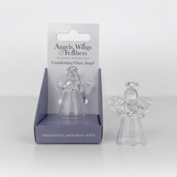Oh So Precious Miniature Glass Angel Ornament - 4.5Cm High - thumbnail 2