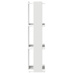 Berkfield Elegant Bookcase 3-Tier White 60X30X120 Cm Engineered Wood - thumbnail 5