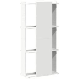 Berkfield Elegant Bookcase 3-Tier White 60X30X120 Cm Engineered Wood - thumbnail 6