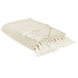 Beliani Bedspread Toutli Cotton 200 X 220 Cm Light Beige - thumbnail 4