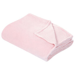 Beliani Blanket Bayburt 200 X 220 Cm Pink