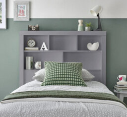 Save On Goods UK 3Ft Single Grey Wood Wooden Lift Up Ottoman Storage Bed Frame - thumbnail 3