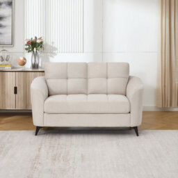 More4Homes Solna 2 Seater Scandi Style Fabric Living Room Sofa (Beige) - thumbnail 7