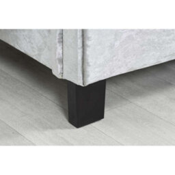 Birlea Sienna Small Double Bed In Steel Crushed Velvet - thumbnail 5