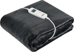 Alecome Electric Heated Throw Blanket 10 Heat Settings Washable Fleece With Digital Remote Timer Grey - thumbnail 2