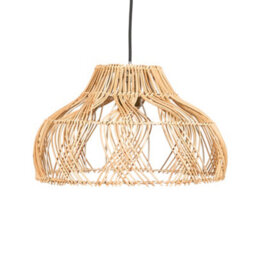 Dibor Woven Natural Home Décor Pendant Ceiling Light Shade H22 X D40Cm - thumbnail 2