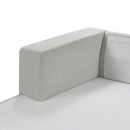 Beliani Corner Sofa 3 Seater Lofoten Fabric Light Grey Right Hand - thumbnail 8