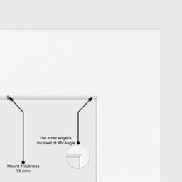 Ak Frames 12X10 White Picture Mounts To Fit 6X4 Aperture Size - Mount Board Only (No Frame Included) - thumbnail 2