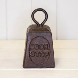 You Garden Yougarden Cast Iron Door Stop, Heavy, Antique Rust Finish, Home And Garden Décor - thumbnail 1