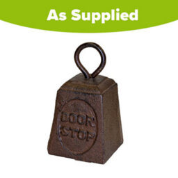 You Garden Yougarden Cast Iron Door Stop, Heavy, Antique Rust Finish, Home And Garden Décor - thumbnail 2