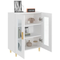 Berkfield Sideboard White 69.5X34X90 Cm Engineered Wood - thumbnail 4