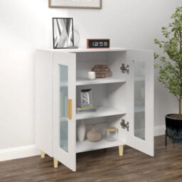 Berkfield Sideboard White 69.5X34X90 Cm Engineered Wood - thumbnail 3