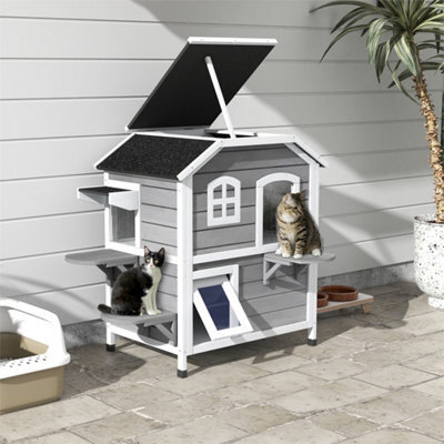 Grey-Cat Condo W/ Tons Of Room & Openable Roof Fir Wood - image 1