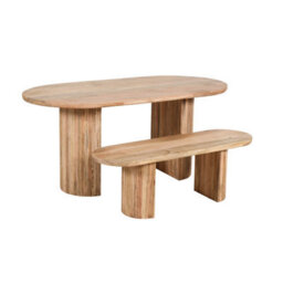 Royal Solid Mango Wooden Dining Bench 130 Cm - thumbnail 3
