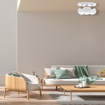 Milagro Sfera Designer Ceiling Lamp Hand Made Scandi Style Natural Wood Detail - image 1