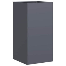 Berkfield Planter Anthracite 40X40X80 Cm Cold-Rolled Steel - thumbnail 2