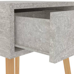 Berkfield Bedside Cabinets 2 Pcs Concrete Grey 40X40X56 Cm Engineered Wood - thumbnail 8