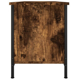 Berkfield Durable Tv Cabinet With Doors Smoked Oak 102X35X45 Cm Engineered Wood - thumbnail 7