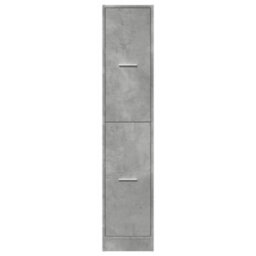 Walplus Apothecary Cabinet Concrete Grey 30X41X144.5 Cm Engineered Wood - thumbnail 5